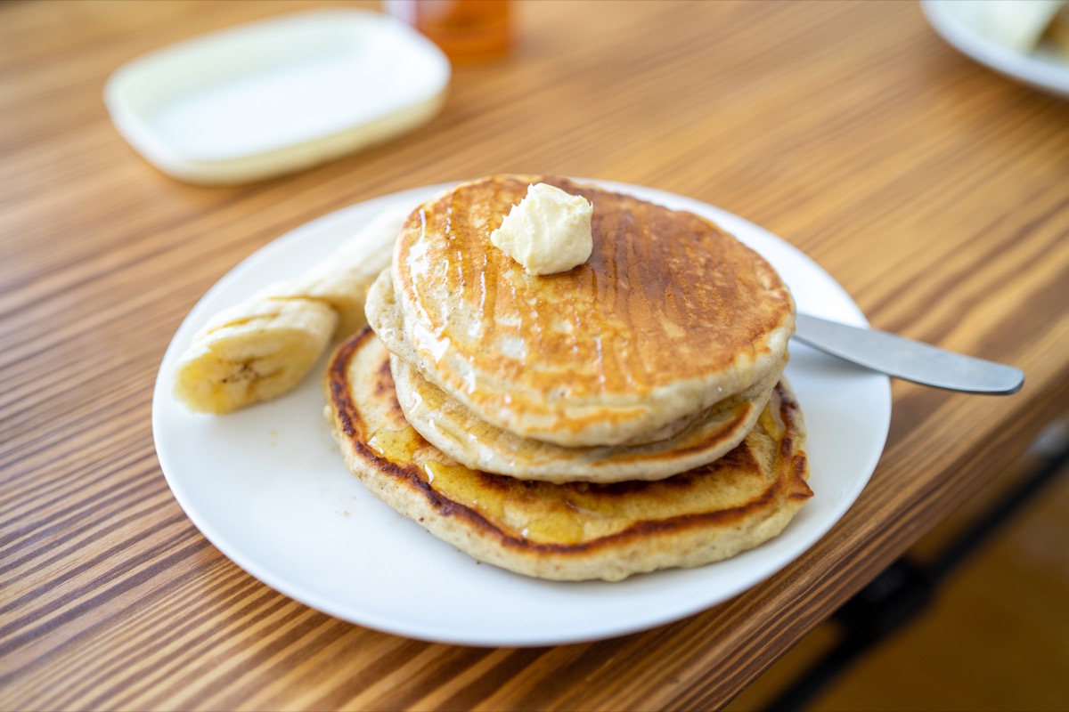 九州パンケーキを土産に買ってきたら彼女が美味しいパンケーキを作ってくれた Tegelog